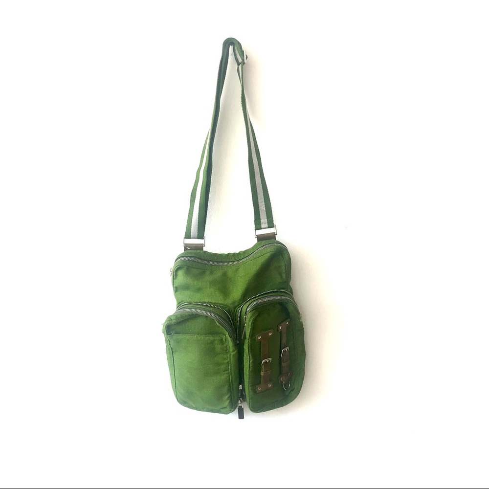 Green Crossbody Utility Bag - Women